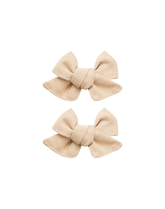 Beige Piggy Pinwheel Bows
